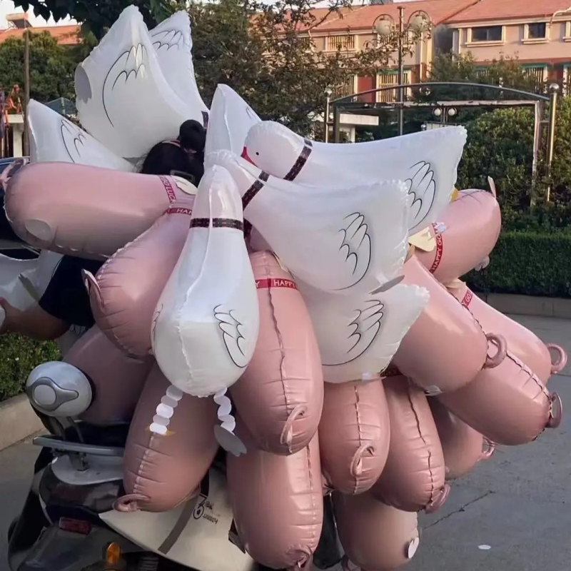 Balon jucărie cu formă de animal de desene animate extraterestru, model zodiacal, material Altul, marcă Friendly