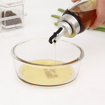 Yishide cană de ulei din sticlă — rezistentă la căldură, gură unghiulară pentru turnare precisă, design modern minimalist
