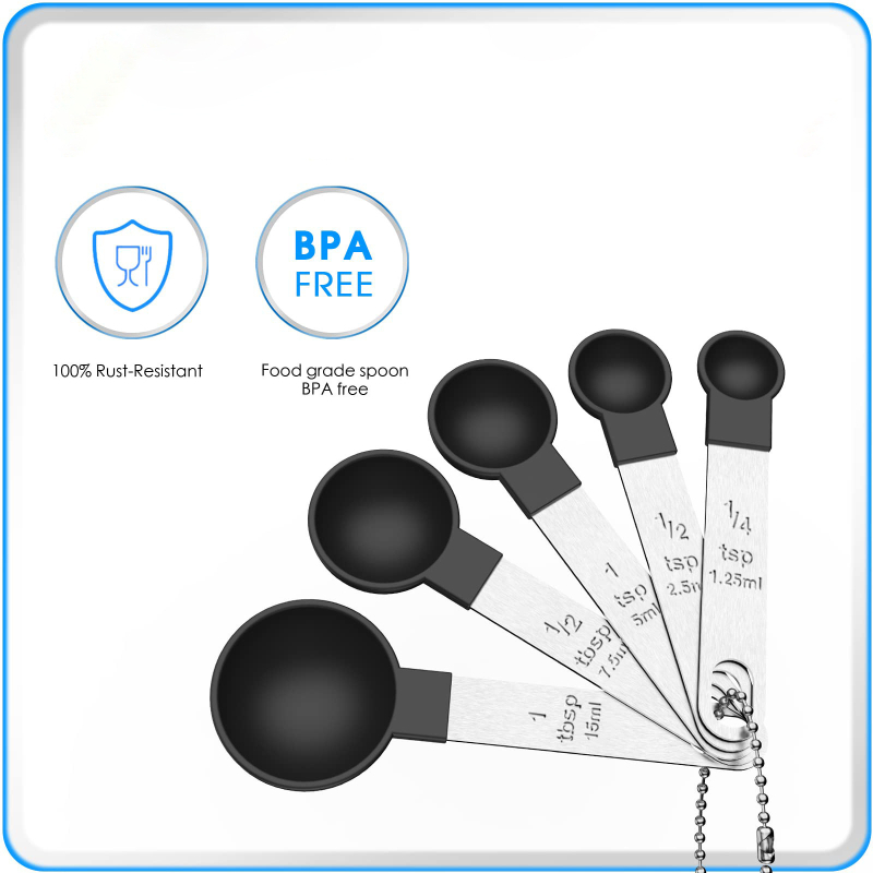 Σετ μετρητών φλιτζανιών και κουταλιών, 10 τεμάχια, PP κατάλληλο για τρόφιμα, μαγειρικά εργαλεία για το ψήσιμο