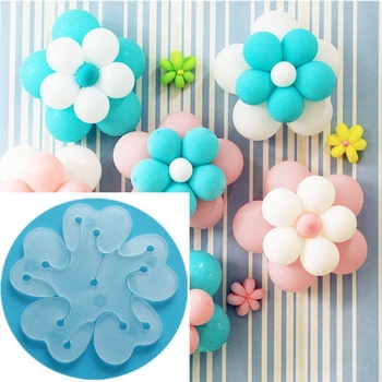 Clip balon în formă de floare de prune pentru decor de nuntă — clip închidere cu floare de prune, accesorii pentru balon; Material: Altul; Tip balon: Landing Ball; Formă: Tail Ball