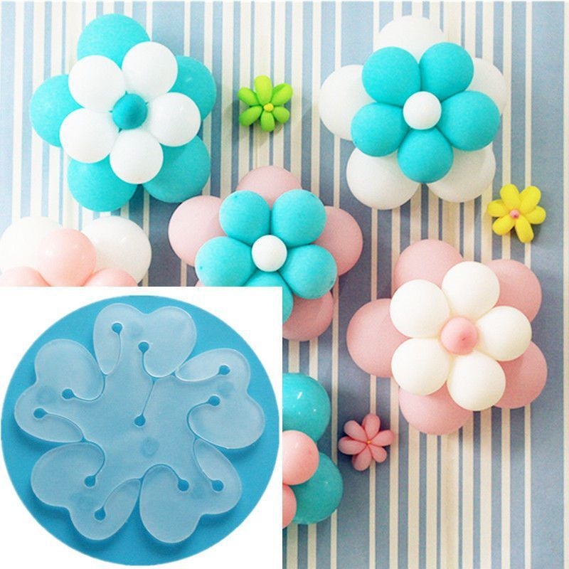 Clip balon în formă de floare de prune pentru decor de nuntă — clip închidere cu floare de prune, accesorii pentru balon; Material: Altul; Tip balon: Landing Ball; Formă: Tail Ball