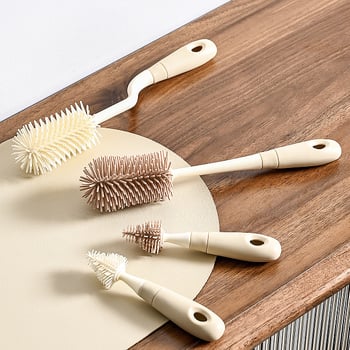 Silikonska četkica za bočicu za bebe — četka za čišćenje bradavice i bočice