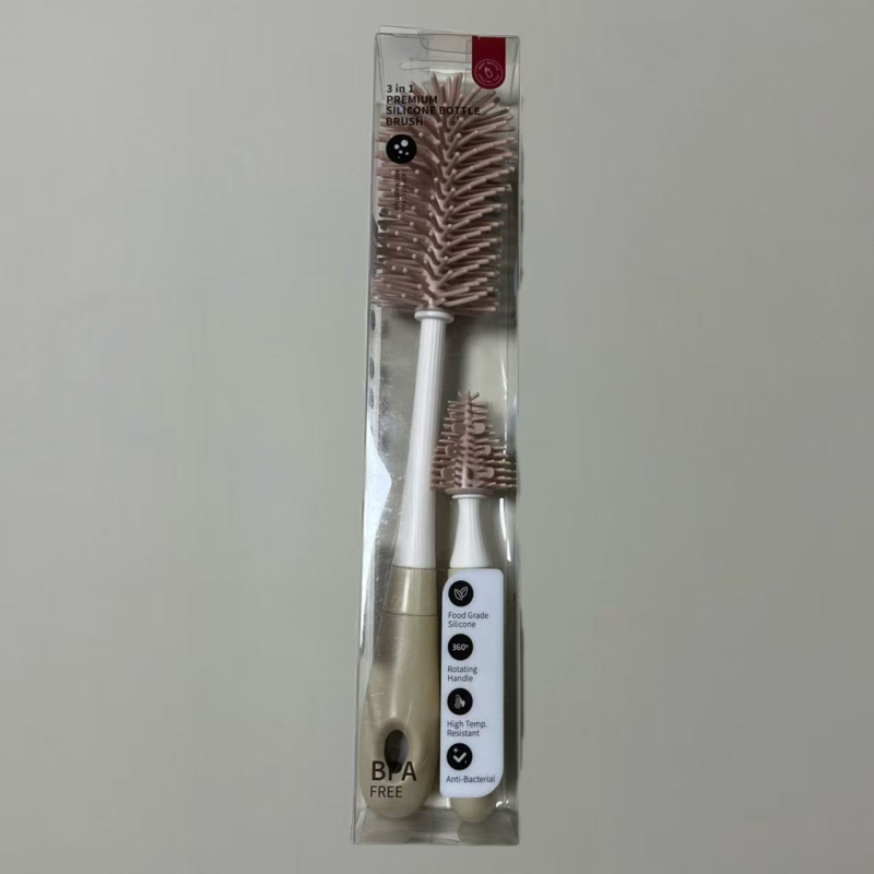 Silikonska četkica za bočicu za bebe — četka za čišćenje bradavice i bočice