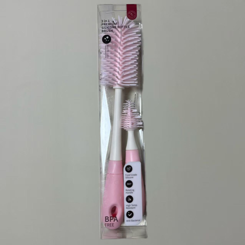 Silikonska četkica za bočicu za bebe — četka za čišćenje bradavice i bočice