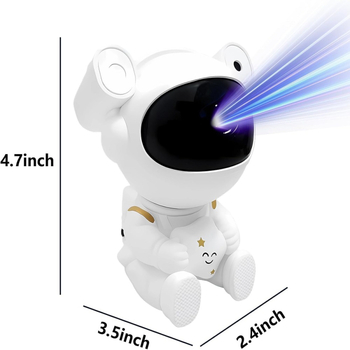 Lampă proiecție astronaut cer înstelat – alimentare USB, 5V, telecomandă, montaj pe masă