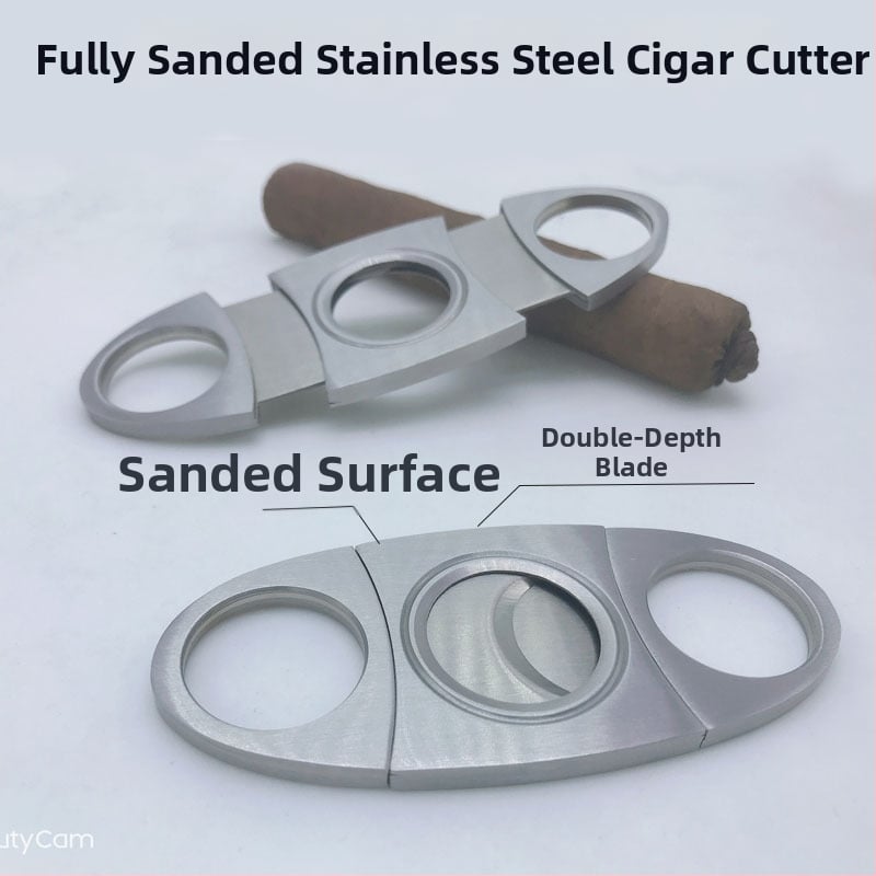 Nehrđajući čelične škarice za cigare s mogućnošću logotipa, brusena površina