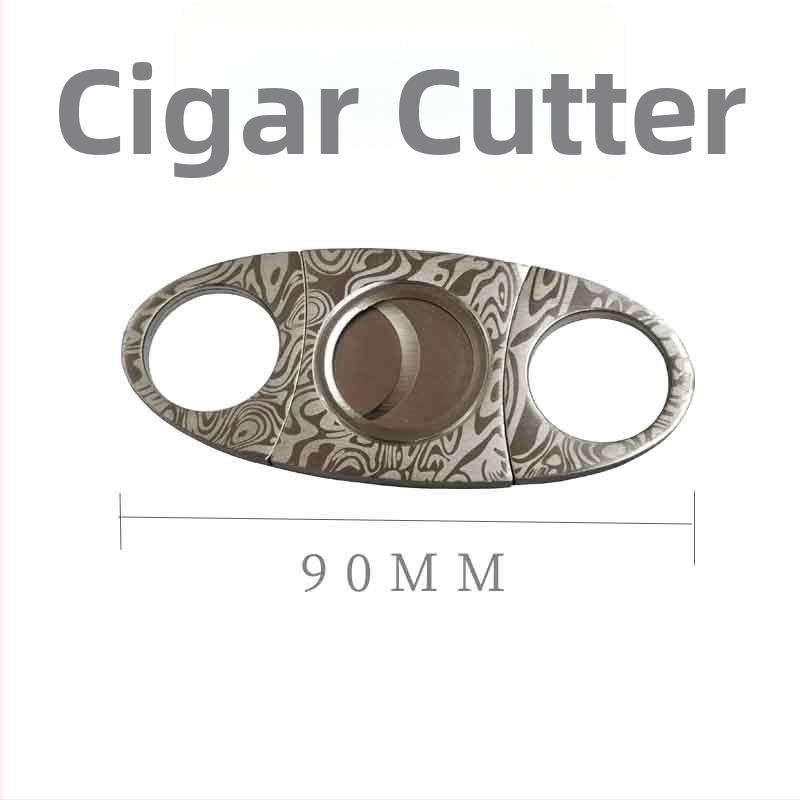 Nehrđajući čelične škarice za cigare s mogućnošću logotipa, brusena površina