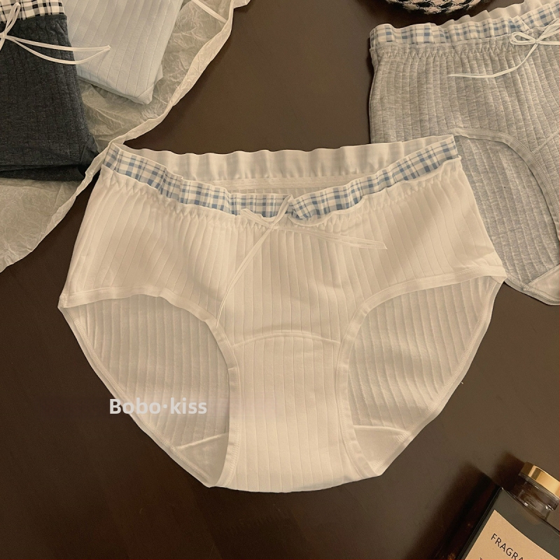 Ženske pamučne gaćice s antibakterijskom i prozračnom funkcijom, pleteni materijal, sadržaj pamuka 90–95%, srednji porast.