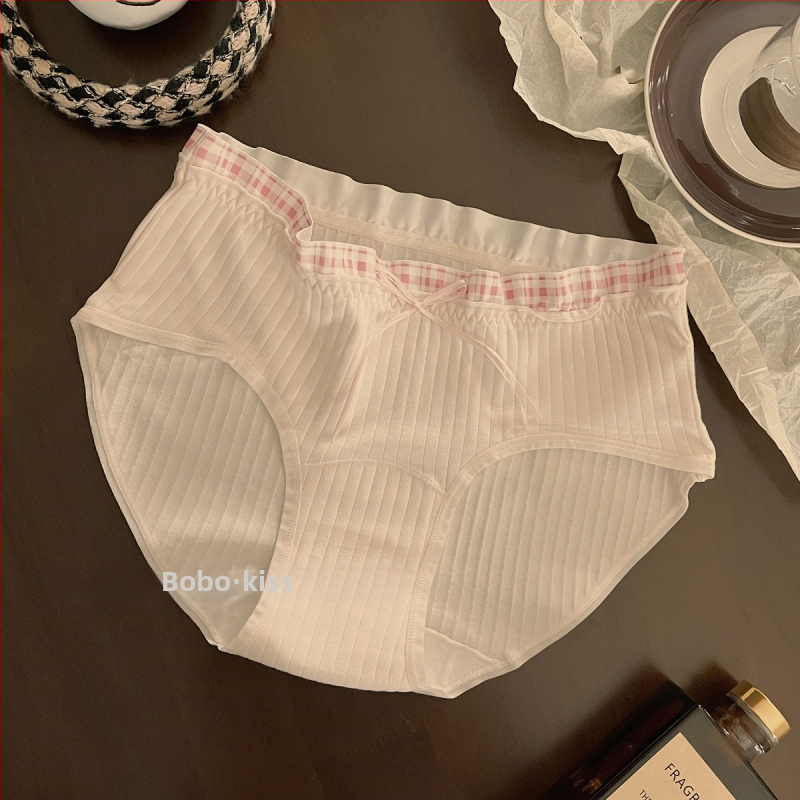 Ženske pamučne gaćice s antibakterijskom i prozračnom funkcijom, pleteni materijal, sadržaj pamuka 90–95%, srednji porast.