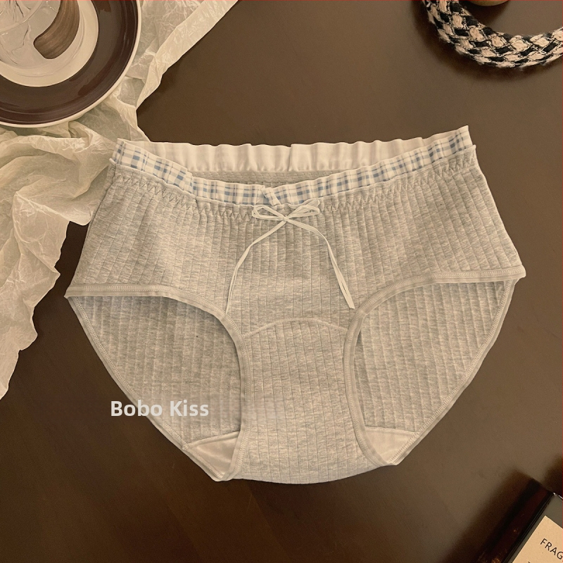 Ženske pamučne gaćice s antibakterijskom i prozračnom funkcijom, pleteni materijal, sadržaj pamuka 90–95%, srednji porast.