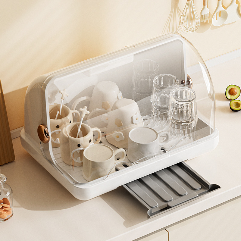 Raft de uscare pentru pahare din sticlă pe birou, Hua yide, model nou 2025, design modern minimalist, greutate 1630 g