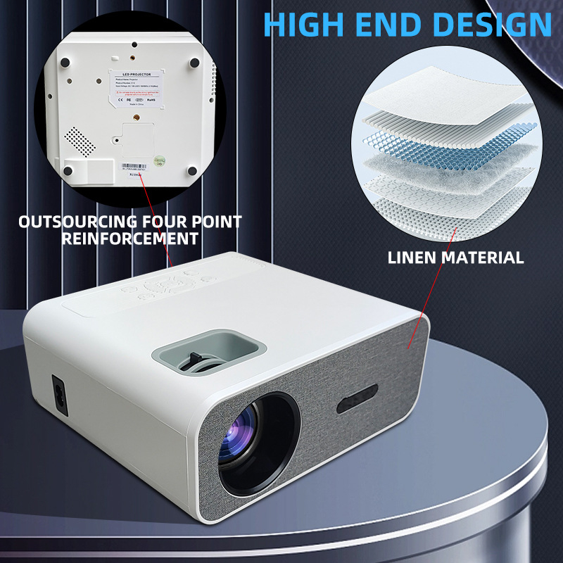 Prijenosni LCD projektor 1080p, pametan, 3C certificiran (2022230903001868)
