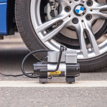 Deli automobilni kompresor za zrak, 12V, visok tlak, prijenosni, 120W