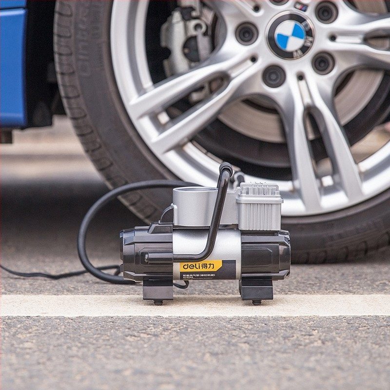 Deli automobilni kompresor za zrak, 12V, visok tlak, prijenosni, 120W