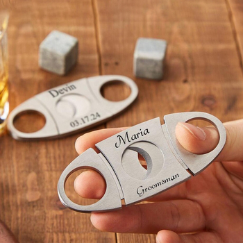 Klip za cigare od nehrđajućeg čelika – prilagođen, prenosiv, ručno izrađen