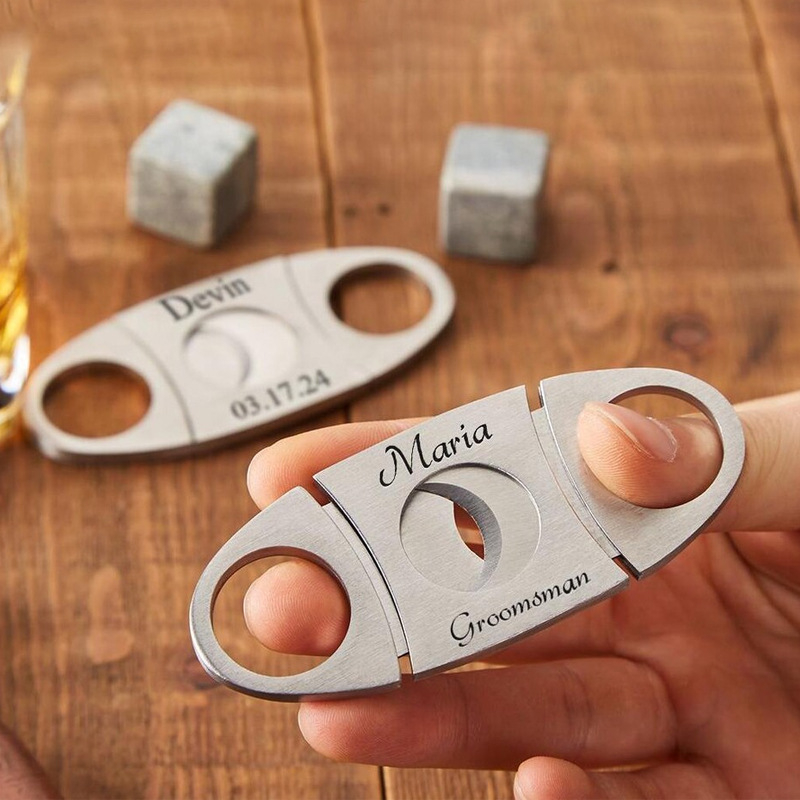 Klip za cigare od nehrđajućeg čelika – prilagođen, prenosiv, ručno izrađen