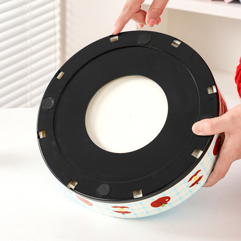 Пластмасова тава за плодове с капак, мультяшен дизайн, хранително качество, подходяща за ядки, бонбони и закуски