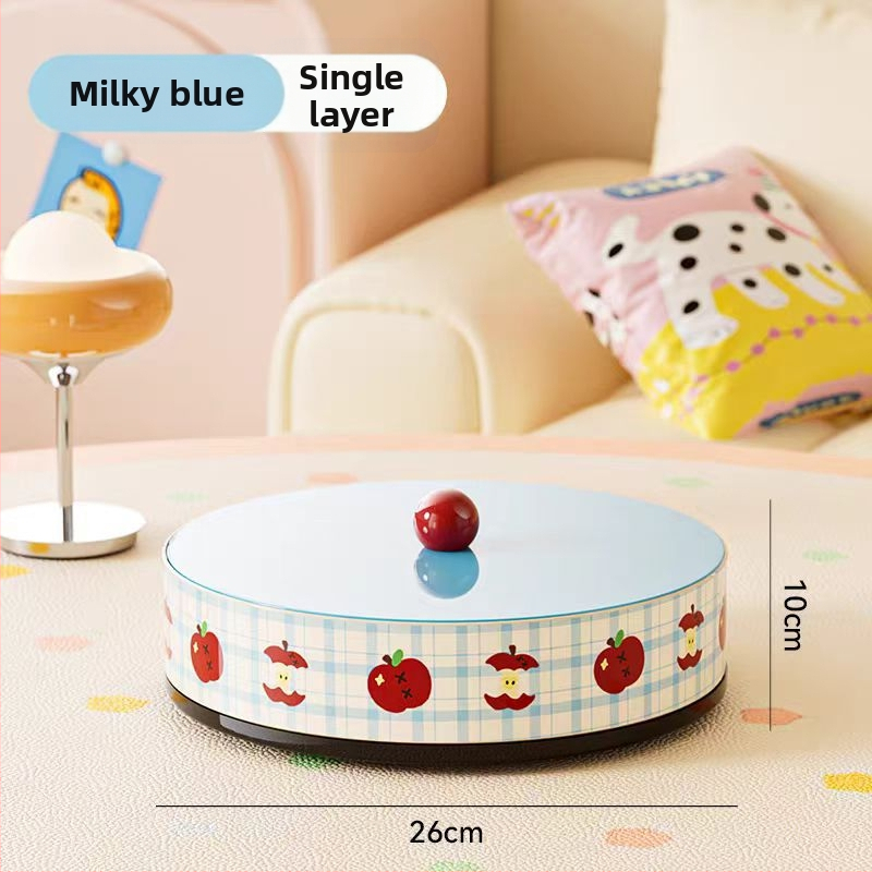 Пластмасова тава за плодове с капак, мультяшен дизайн, хранително качество, подходяща за ядки, бонбони и закуски