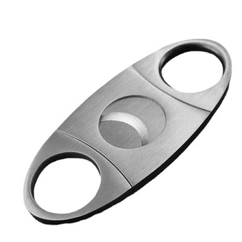 Dvostranni oštreni rezač cigare iz nehrđajućeg čelika, prijenosni, završna obrada brušena i četkana, prilagodljiv