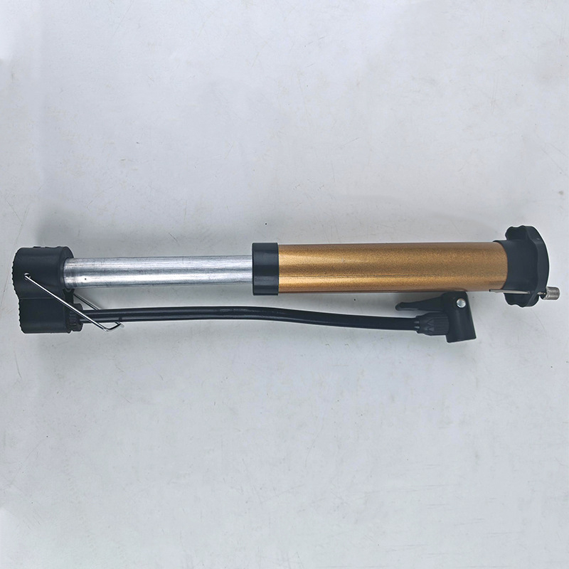 Ručna pumpa za bicikl, model 003, metalno tijelo, duljina 200 mm, težina 0,14 kg