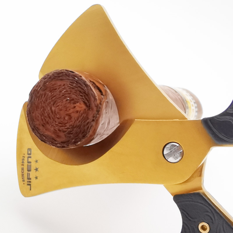 Škare za cigare iz nehrđajućeg čelika, elektroplatirani završetak, stil laganog luksuza