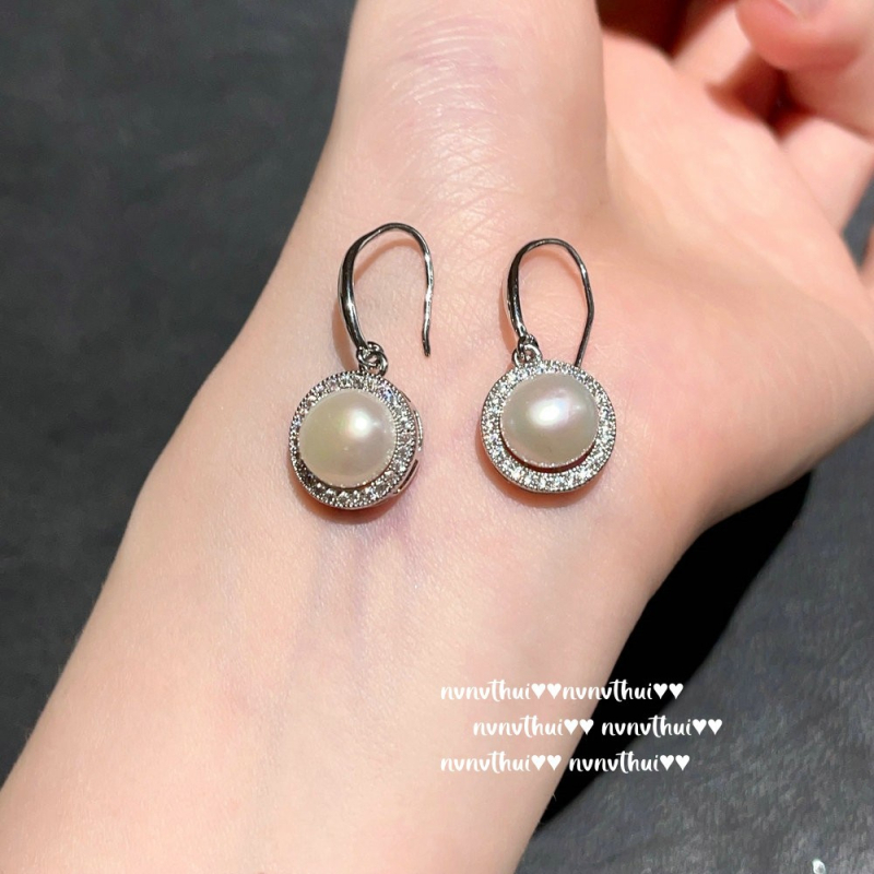 Nyaklánc kagylóból származó gyöngyös medállal, levehető, aranyozott réz, hossz 31–40 cm, francia retro stílus