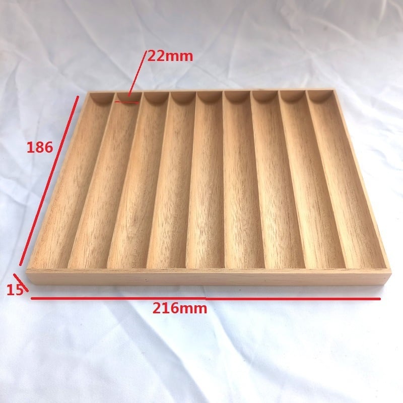 Tava za cigare od španjolskog kedrovog drveta, tanjur za kutije cigara, jednostavan stil, mogućnost prilagodbe