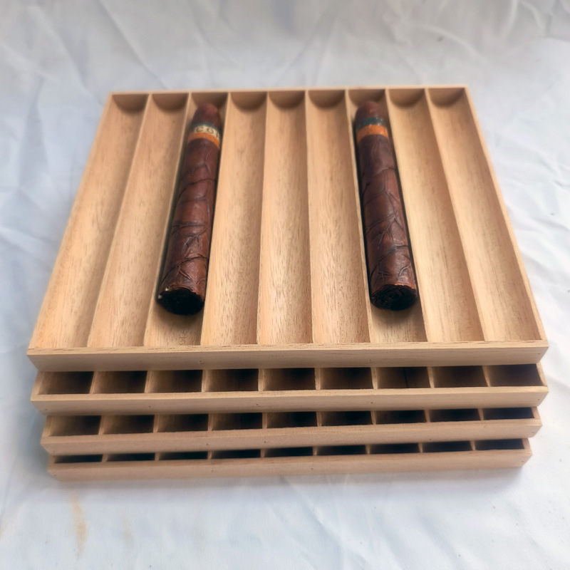 Tava za cigare od španjolskog kedrovog drveta, tanjur za kutije cigara, jednostavan stil, mogućnost prilagodbe