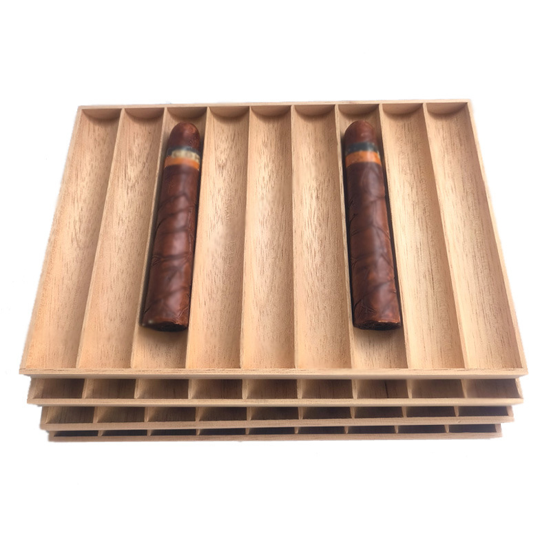 Tava za cigare od španjolskog kedrovog drveta, tanjur za kutije cigara, jednostavan stil, mogućnost prilagodbe