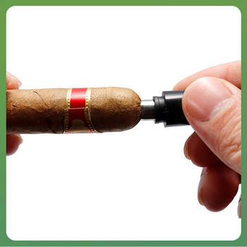 Trodjelni set alata za cigare: igla za cigare, V-oblik rezac, dvostrani rezač; nehrđajući čelik; ručna izrada; bruseni završni sloj