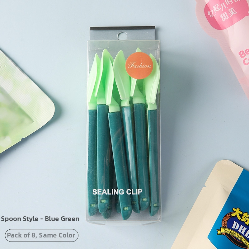 Klip za zatvaranje s dizajnom tulipana, otporan na vlagu i čuva svježinu, PVC kutija 8 komada, Youyue