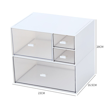 Fiókos asztali rendező, műanyagból, MTAM márka, modern minimalista stílus, 2023-as megjelenés