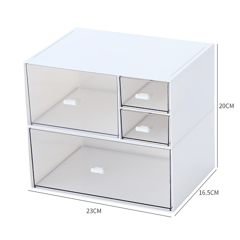 Fiókos asztali rendező, műanyagból, MTAM márka, modern minimalista stílus, 2023-as megjelenés