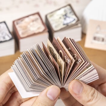 Ketchup Girl мини дневник — оригинален стил, лека хартия, печат, серия 100-дневен чек-ин, DIY колаж