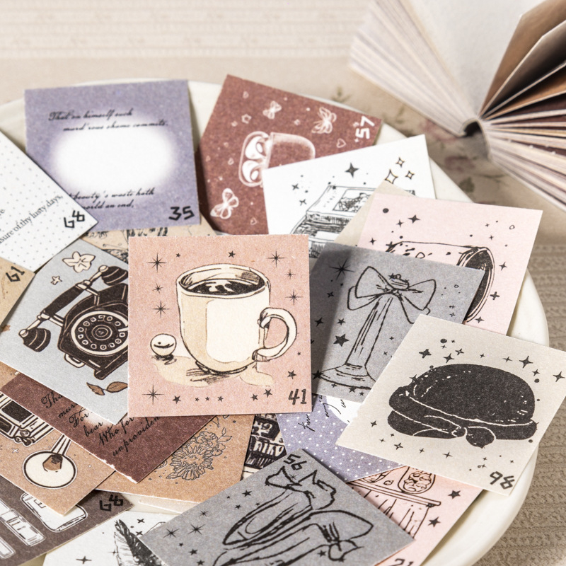 Ketchup Girl мини дневник — оригинален стил, лека хартия, печат, серия 100-дневен чек-ин, DIY колаж