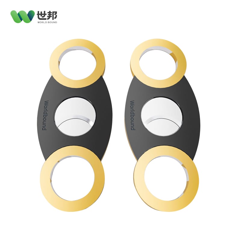 Rezač za cigare s aluminijskim kućištem; završna obrada površine: vodeni plating/oksidacija/elektroplatiranje; Marka: Shibang; Prilagodba: Da; Stil: Svijetli luksuz