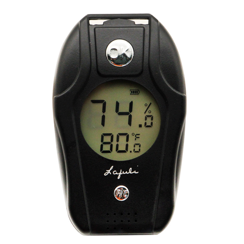 LAFULI higrometar za cigare – plastični, jednostavan stil, mjerenje unutarnje vlažnosti