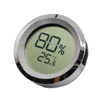 Metalni humidor za cigare s termometrom i higrometrom, HY branda, prilagodljiv, višenamjenski