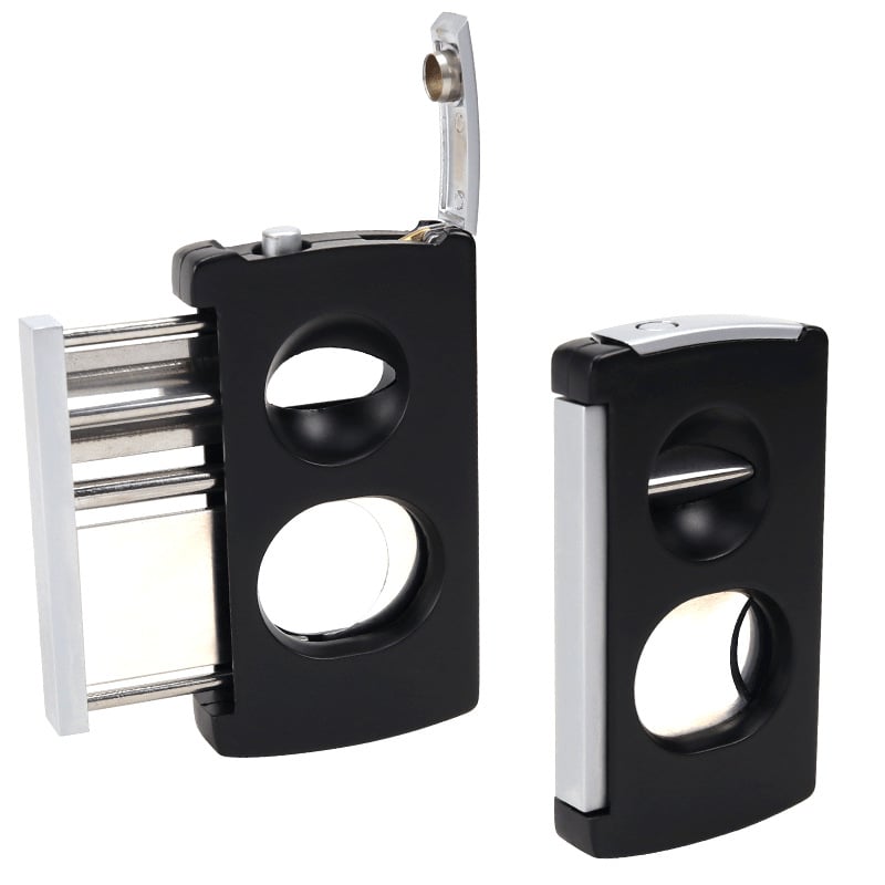 Trostruke škarice za cigarete od cinkove legure — visoke kvalitete, multifunkcionalne, s mogućnošću prilagođavanja logotipa