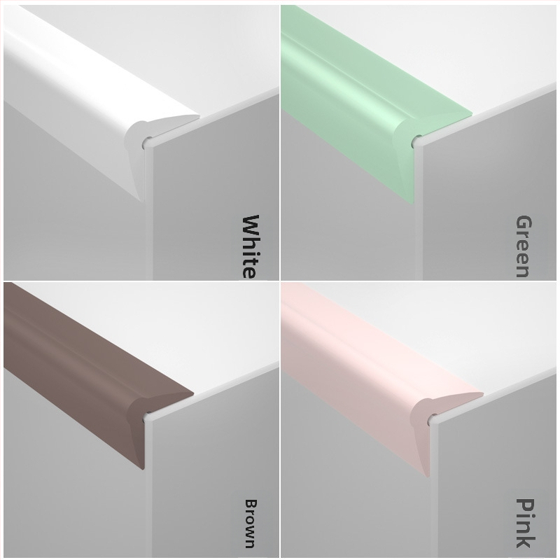 Silikónové pásy na okraje stola – mäkké ochranné kryty rohov, dĺžka 1000 mm, balenie 60 ks, značka Shield dad