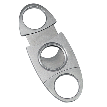 Okrugle škarice za cigare od nehrđajućeg čelika – 420, moguć ispis logotipa, set