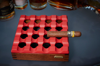 Pepeljara za cigare — višefunkcionalna, drvena; Značka: JIFENG; Kreativan dizajn