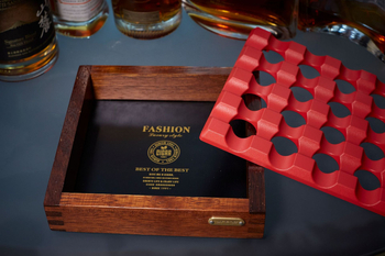 Pepeljara za cigare — višefunkcionalna, drvena; Značka: JIFENG; Kreativan dizajn