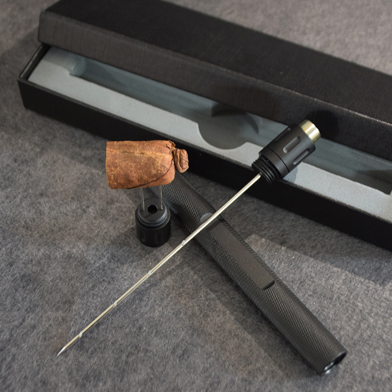 Trostruki otvarač za cigare s držačem igle (Materijal: Metal; Stil: Luksuzan; Prilagodba: Ne; Ručna izrada: Ne)