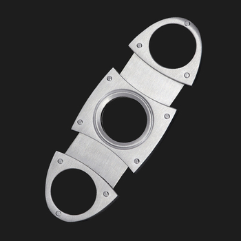 Nerezový rezací nástroj na cigary s perforáciou, stolný darčekový set, možnosť loga, pôvod Yangjiang, Guangdong