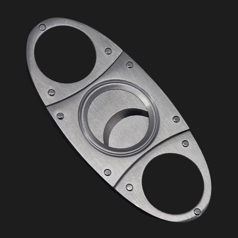 Nerezový rezací nástroj na cigary s perforáciou, stolný darčekový set, možnosť loga, pôvod Yangjiang, Guangdong