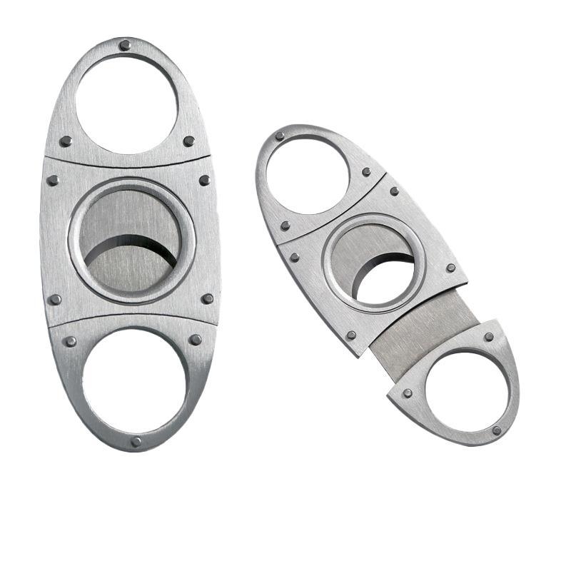 Nerezový rezací nástroj na cigary s perforáciou, stolný darčekový set, možnosť loga, pôvod Yangjiang, Guangdong