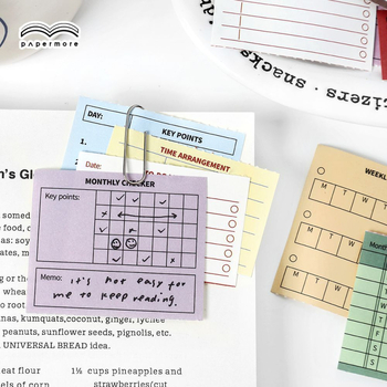 PaperMore записник за бележки и седмичен план, серия Life Essay, 80 листа, стил Korean Department