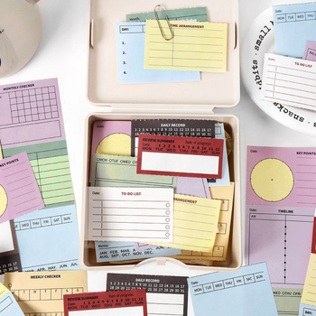 PaperMore записник за бележки и седмичен план, серия Life Essay, 80 листа, стил Korean Department