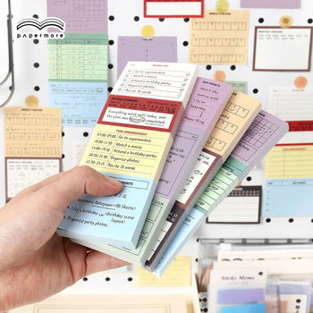 PaperMore записник за бележки и седмичен план, серия Life Essay, 80 листа, стил Korean Department